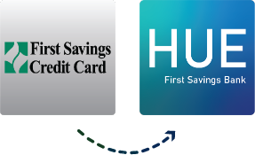 First savings rebranding to hue